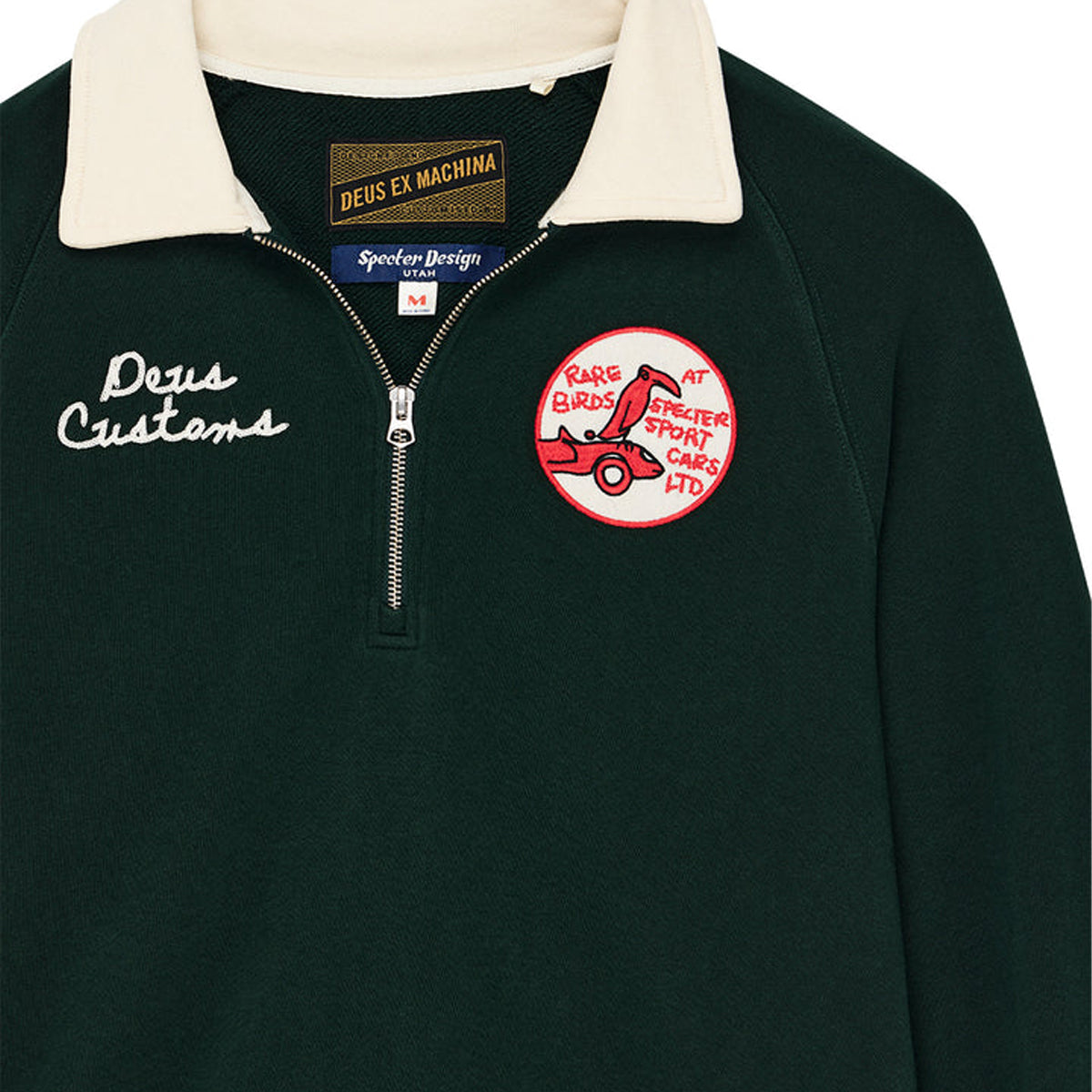 Felpa Specter Zip Racing Green