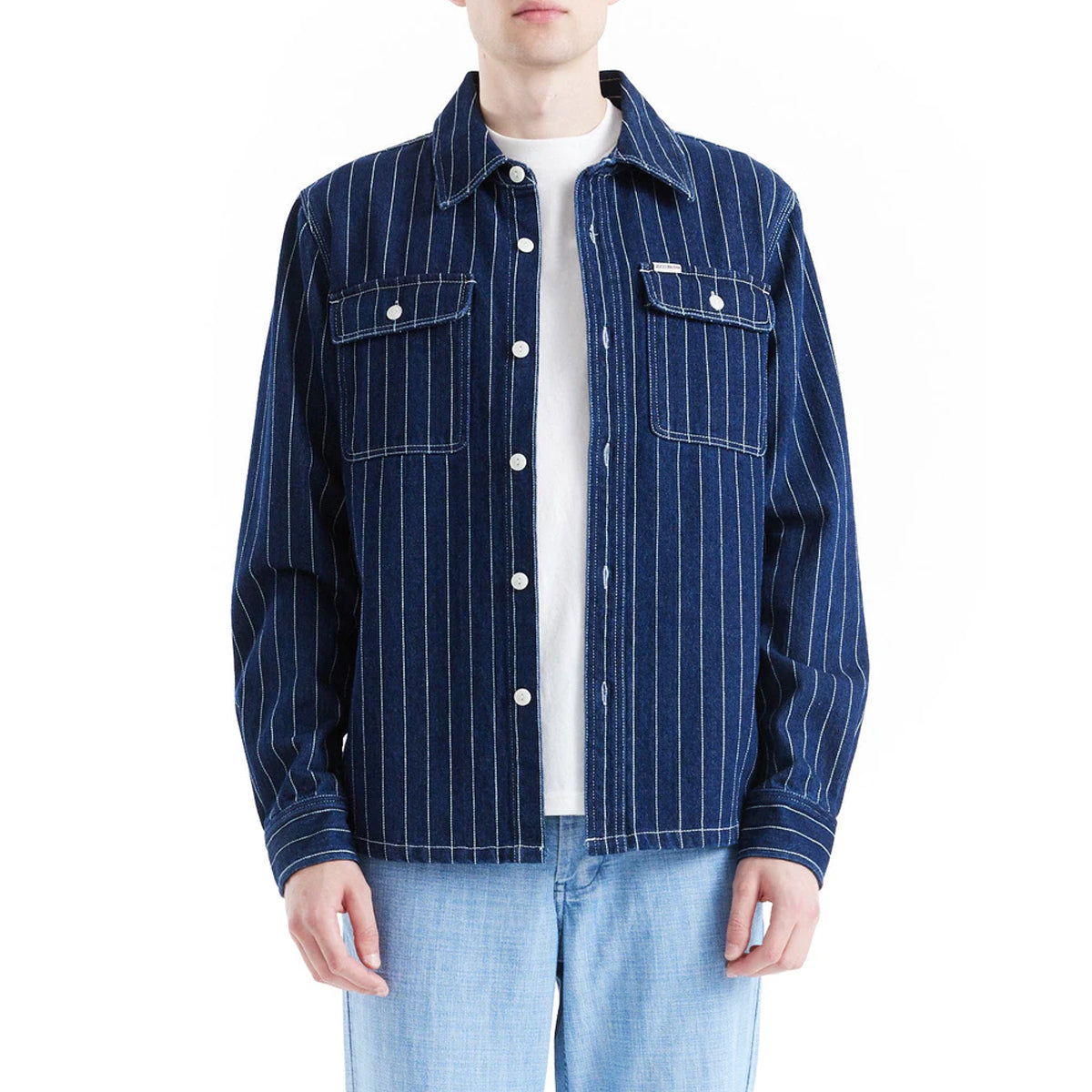 Camicia in denim Vacay Stripe Indigo