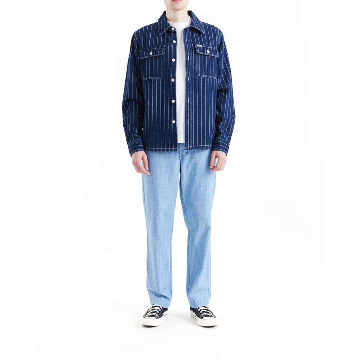 Camicia in denim Vacay Stripe Indigo