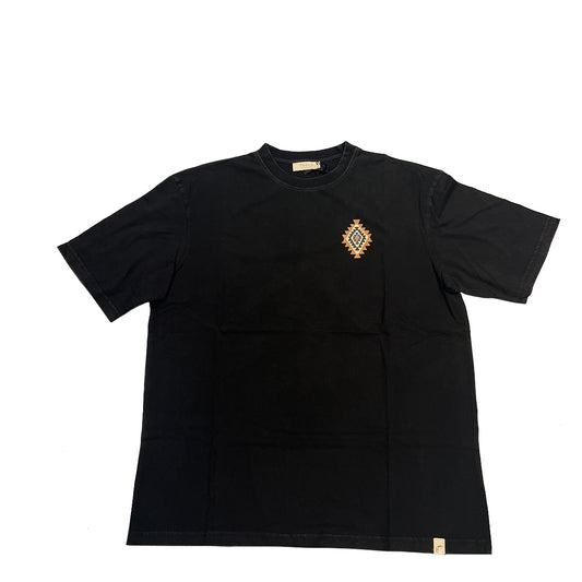 T-Shirt Inka Summer Black Washed