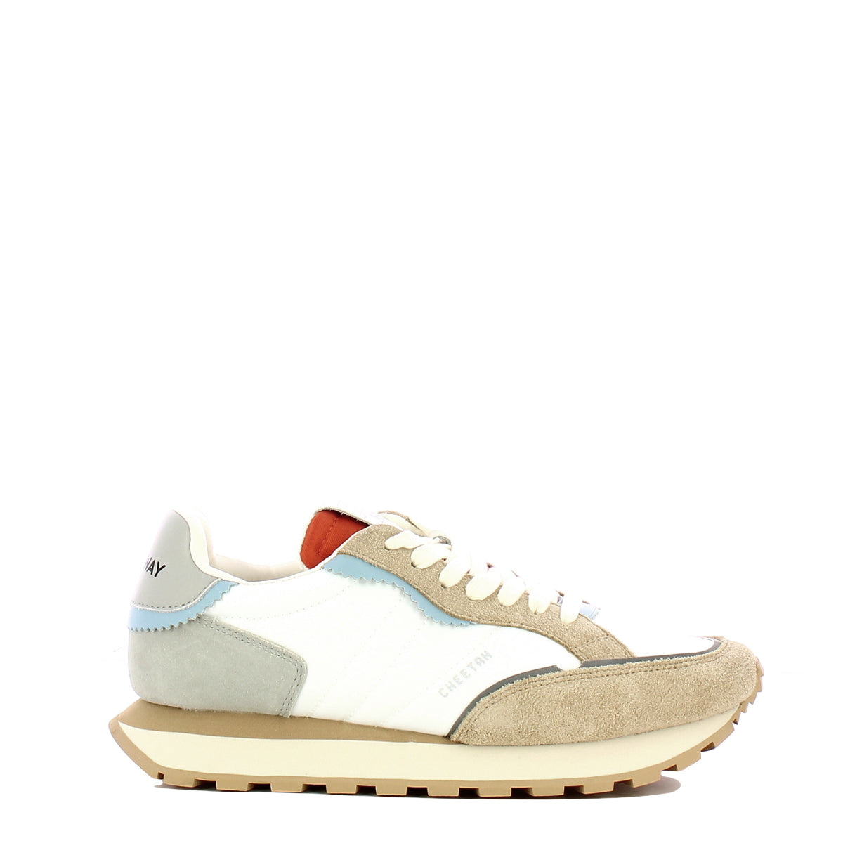 Sneakers Donna Cheetah White Grigio Taupe