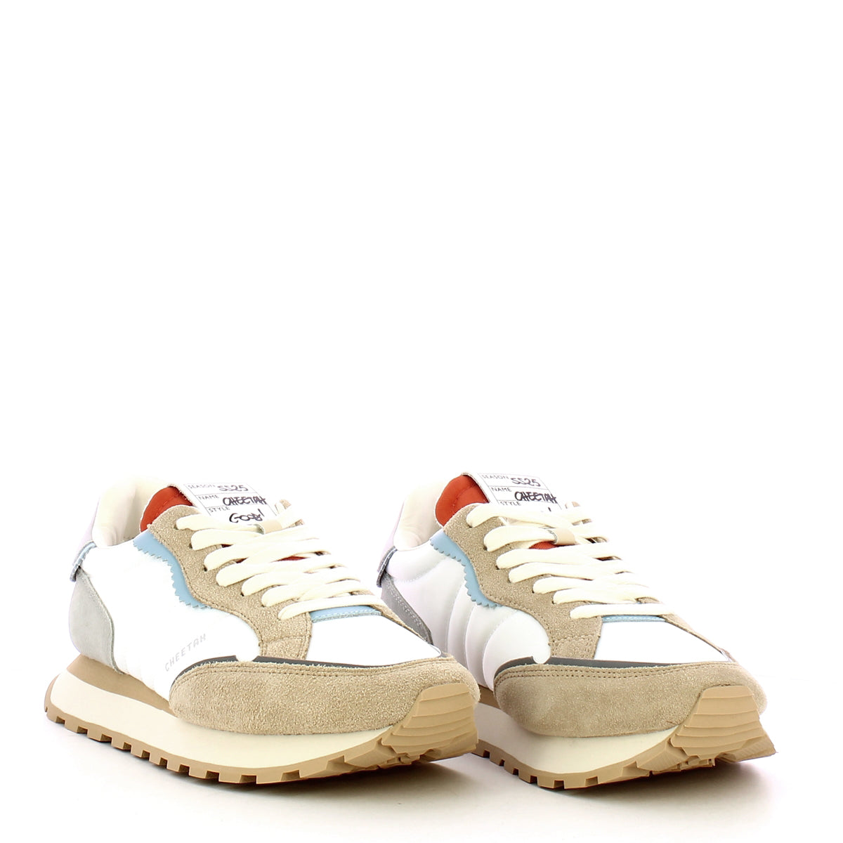 Sneakers Donna Cheetah White Grigio Taupe