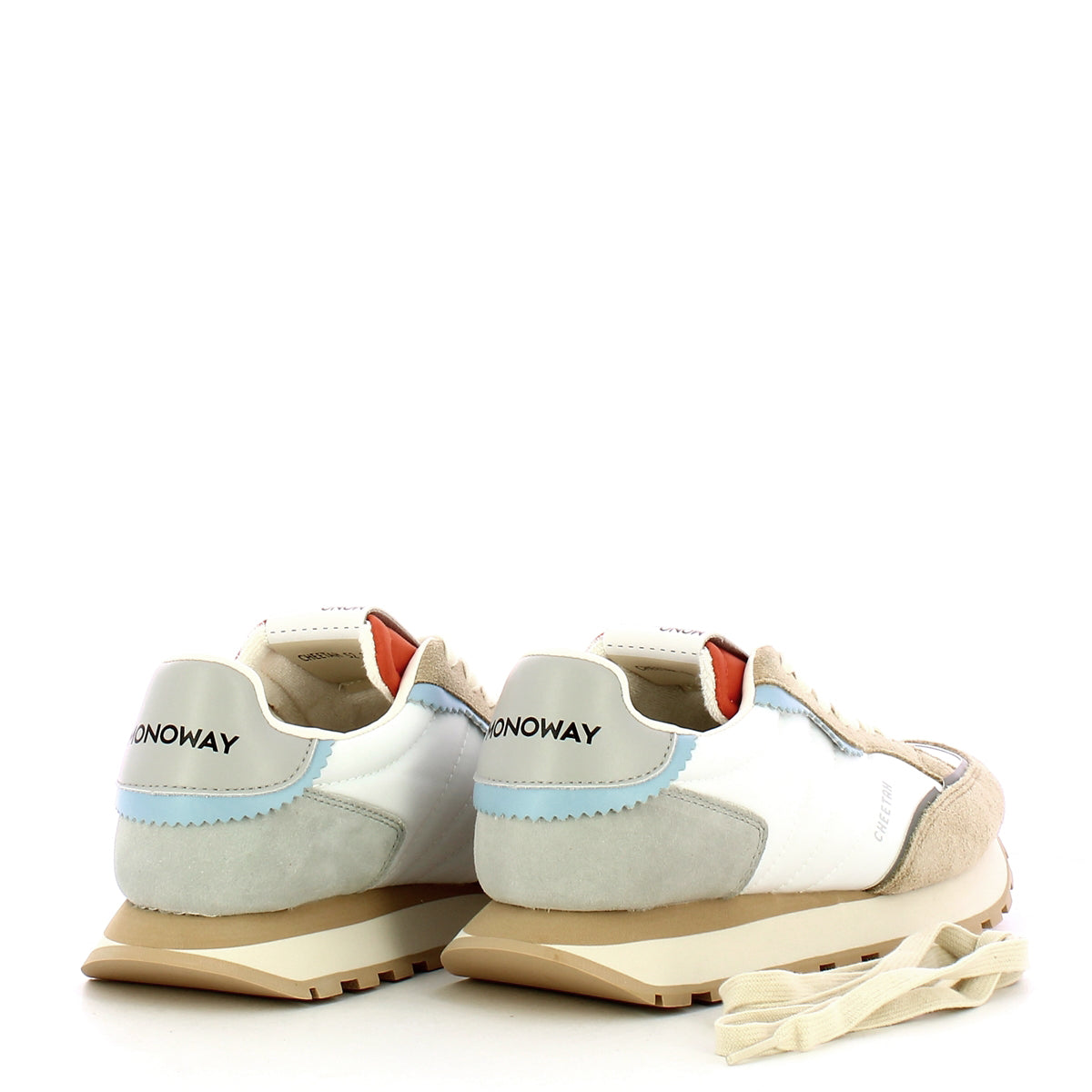 Sneakers Donna Cheetah White Grigio Taupe