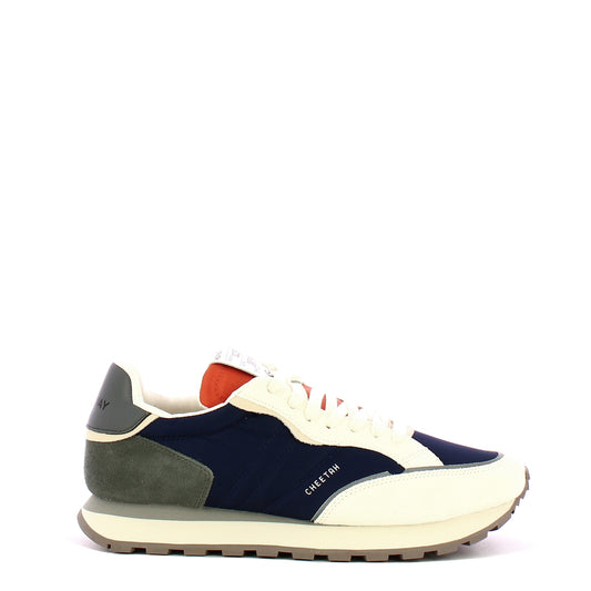 Sneakers Cheetah Navy Blu Orange Grigio