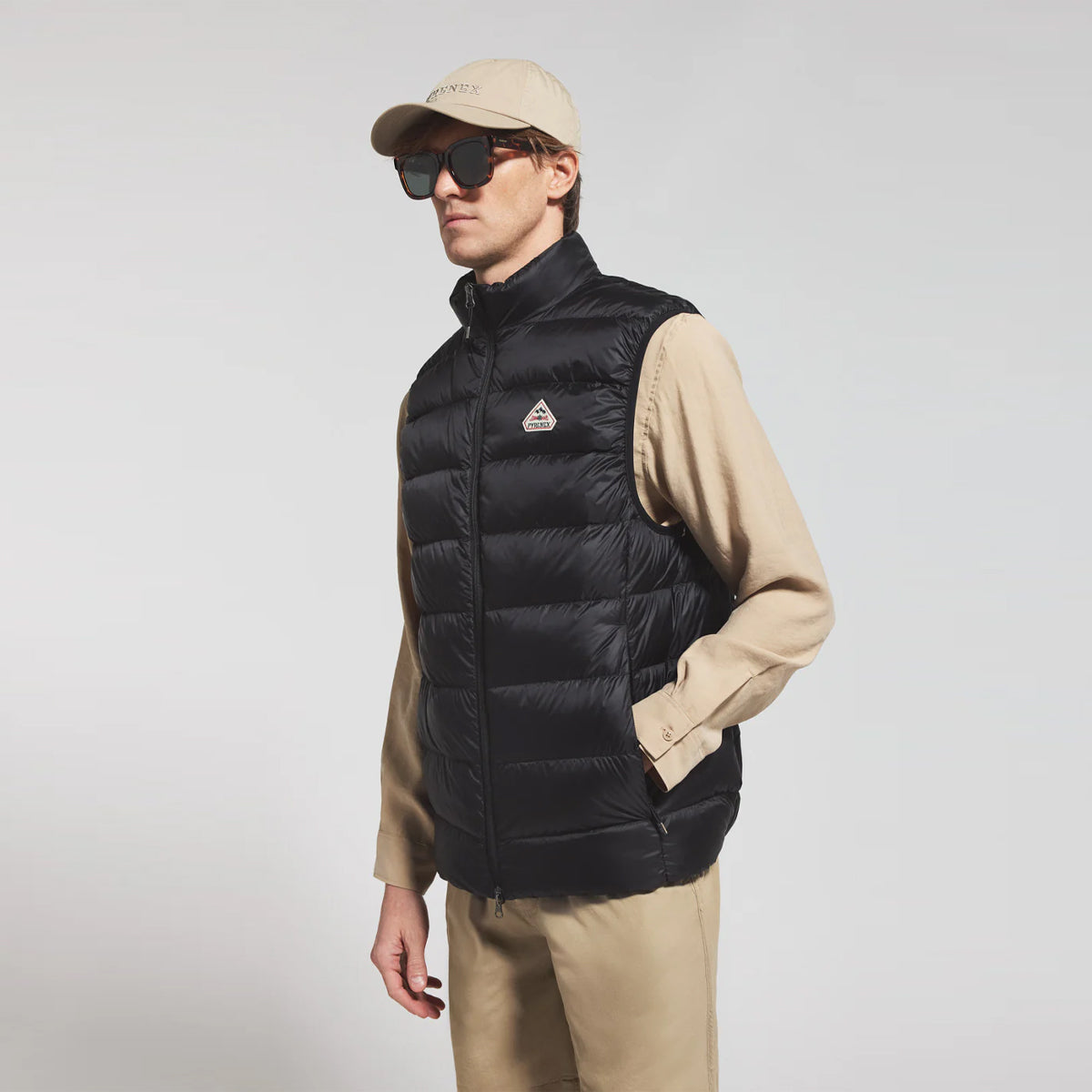 Arial Sleeveless Down Jacket Black