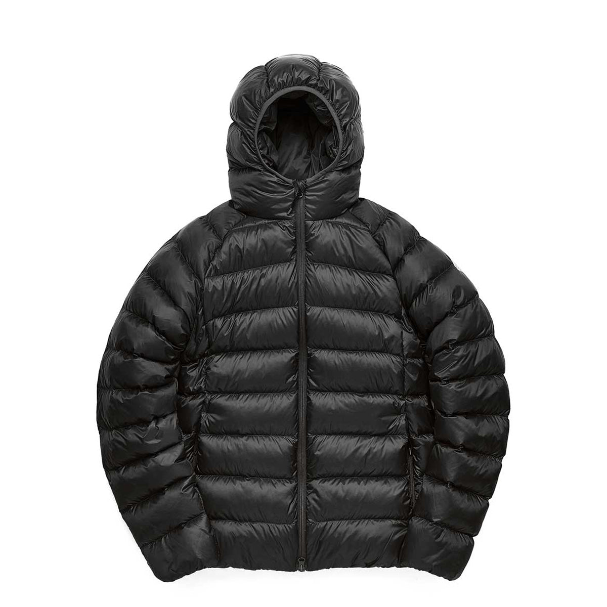 Arial Hooded Down Jacket Black