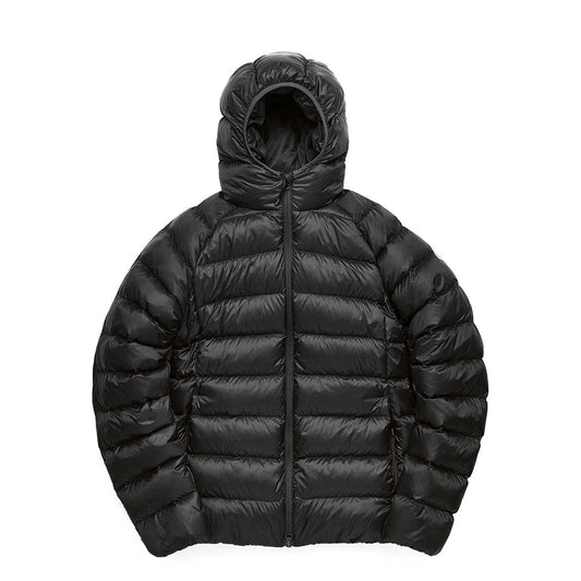 Arial Hooded Down Jacket Black