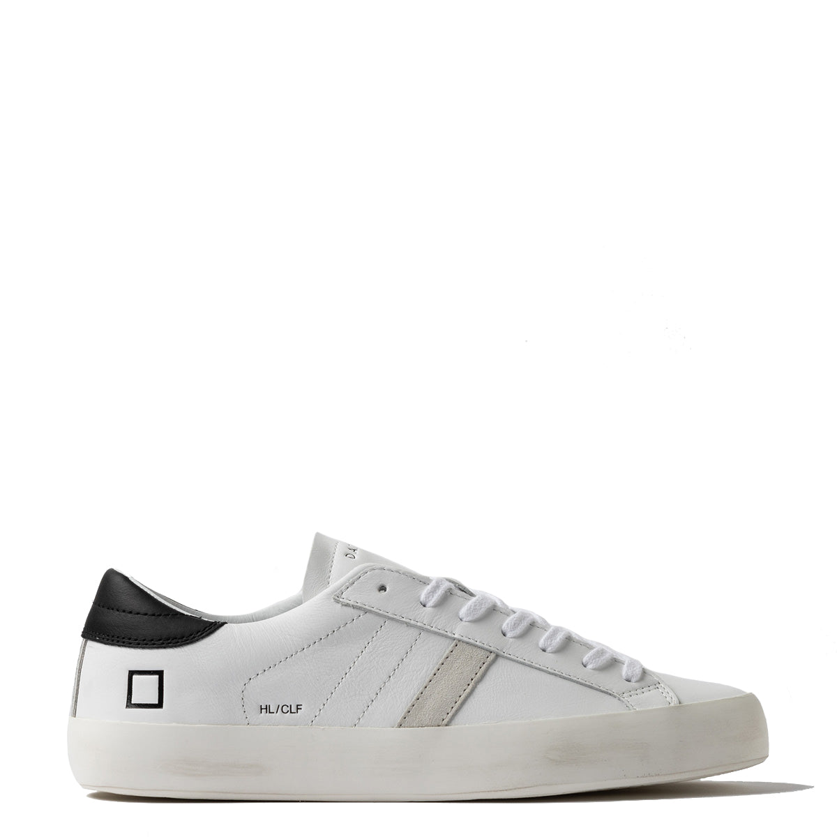 Sneakers Hill Low Calf White Black