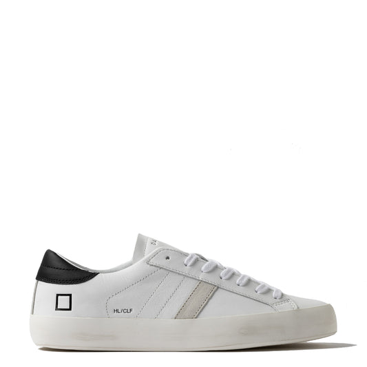 Sneakers Hill Low Calf White Black