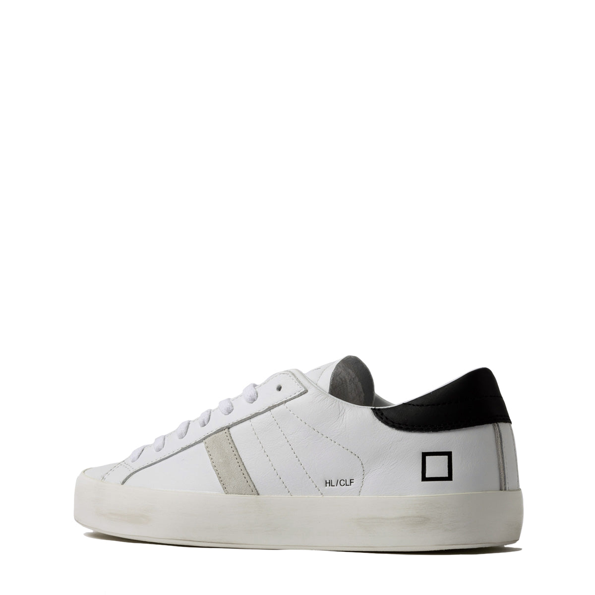 Sneakers Hill Low Calf White Black
