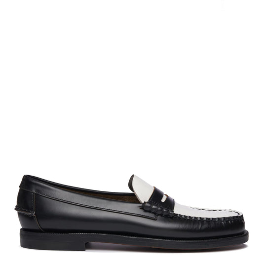 Mocassino Donna Classic Dan Black White Black