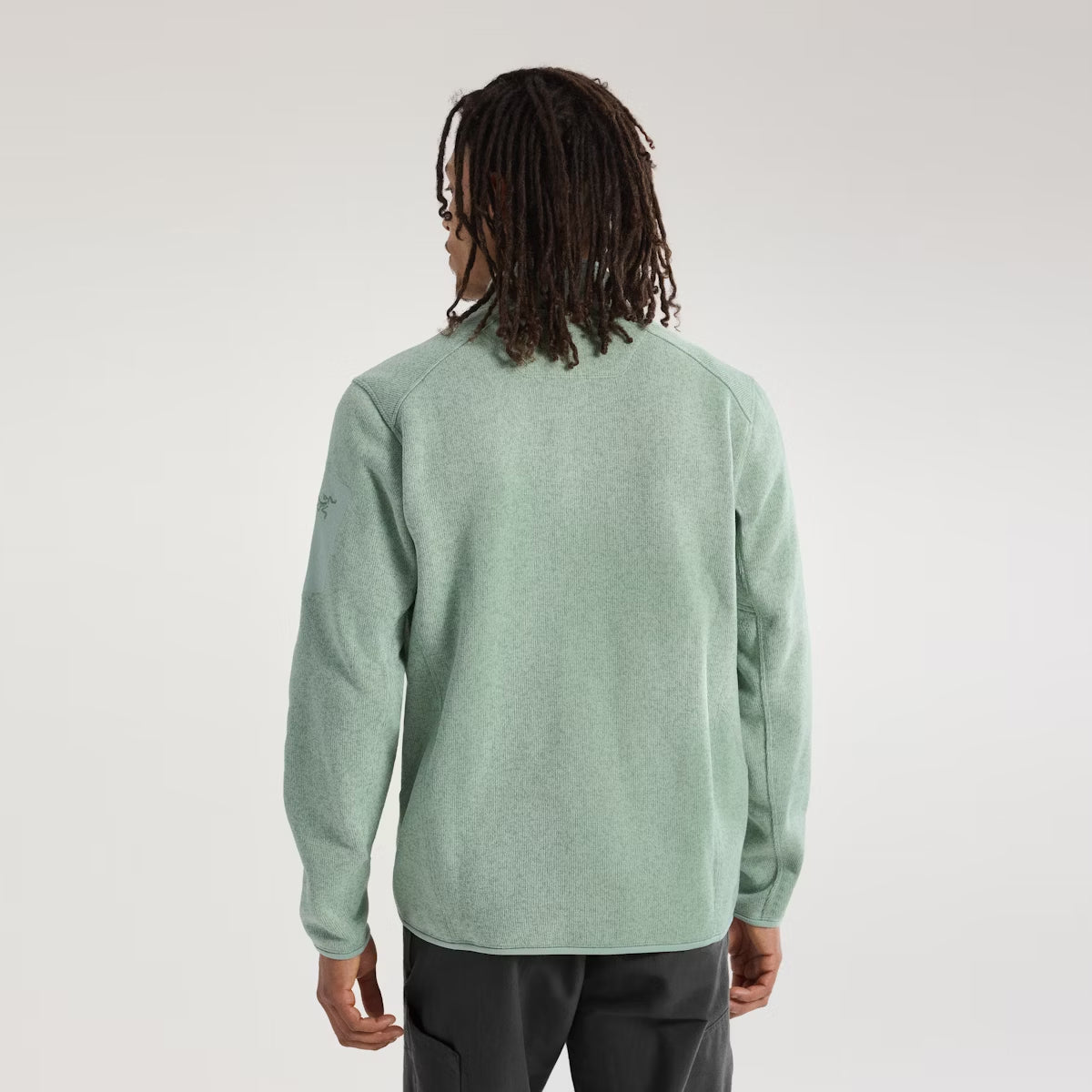 Felpa Covert Cardigan Stone Green Heather