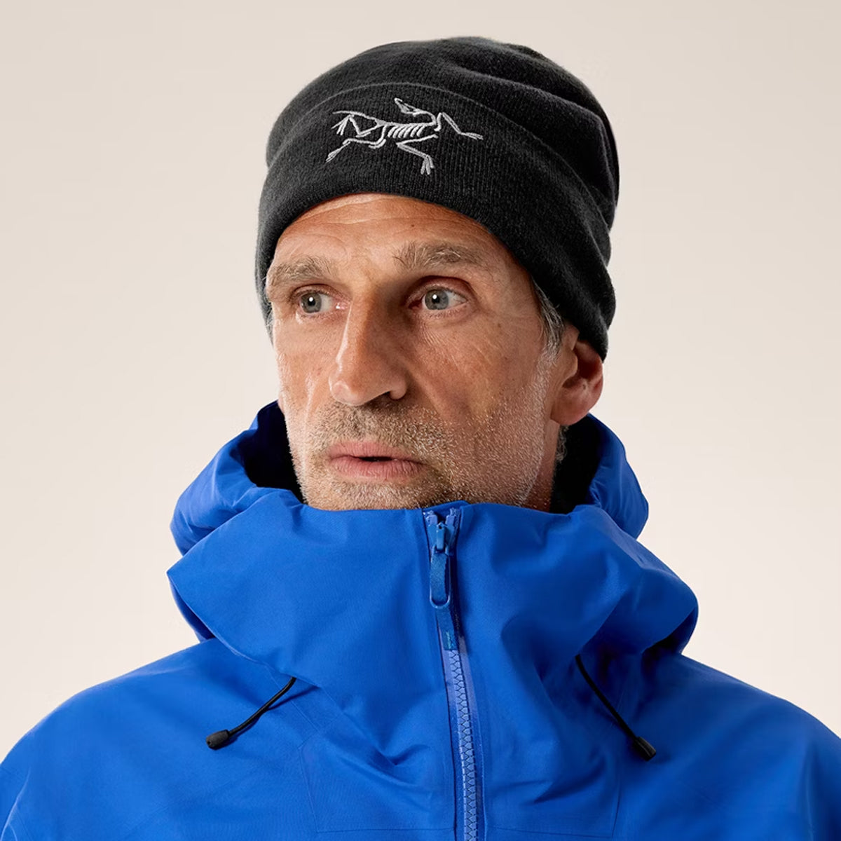 Berretto Embroidered Bird Toque Black