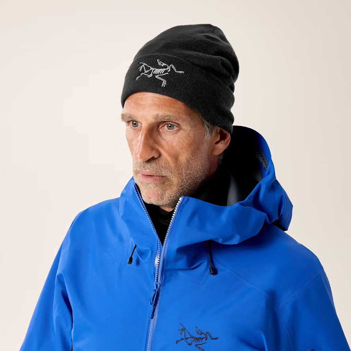 Berretto Embroidered Bird Toque Black