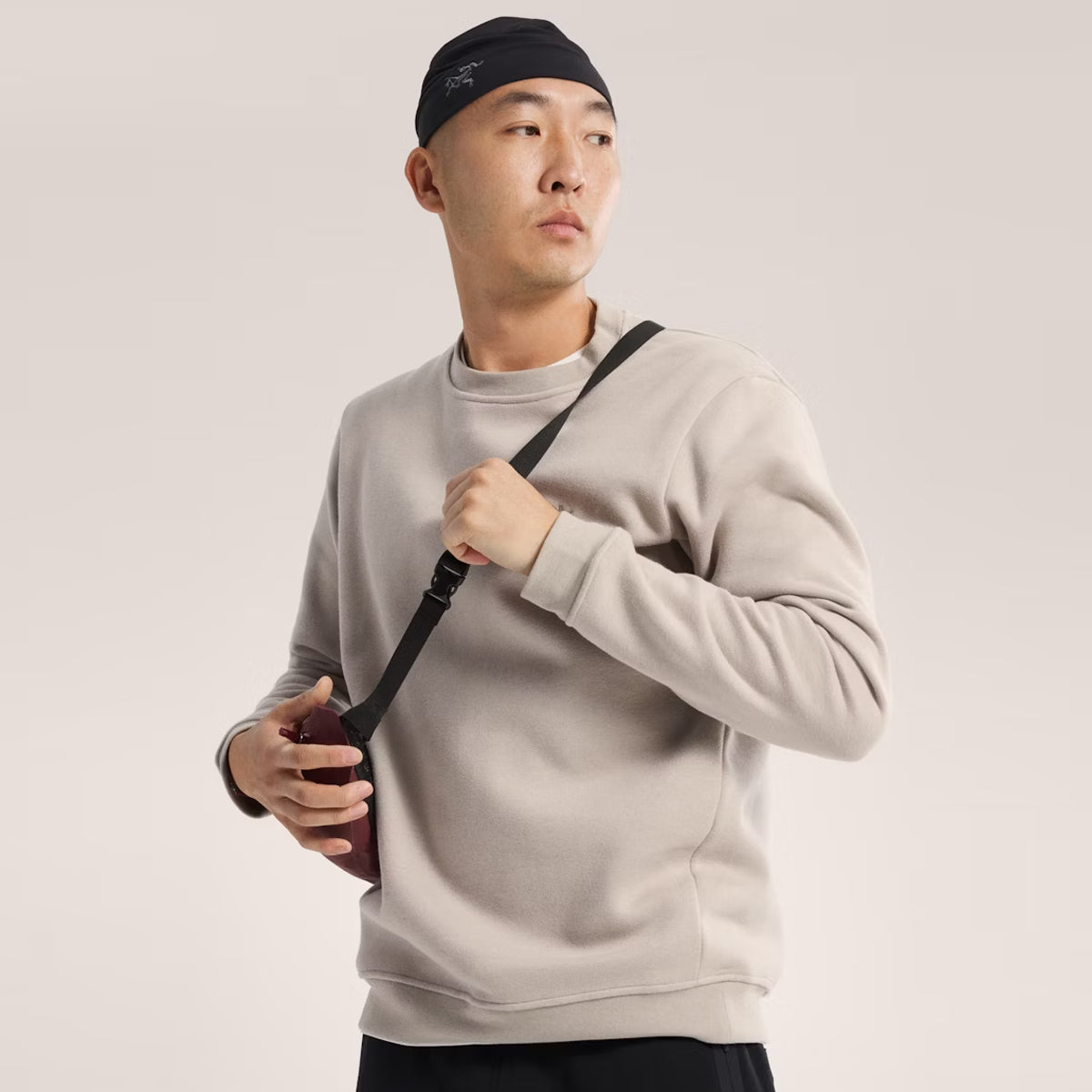 Felpa girocollo Emblem Fleece Rune