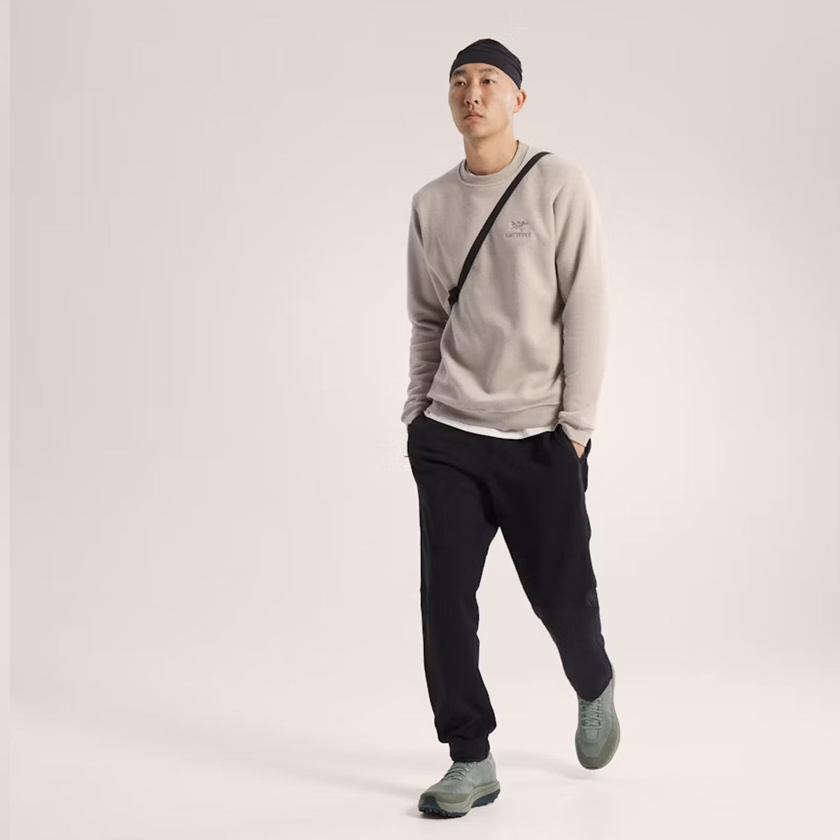 Felpa girocollo Emblem Fleece Rune