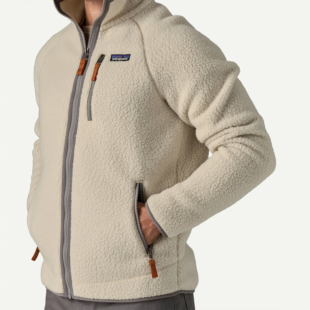 Giacca in pile Retro Fleece Pelican Smolder Blue