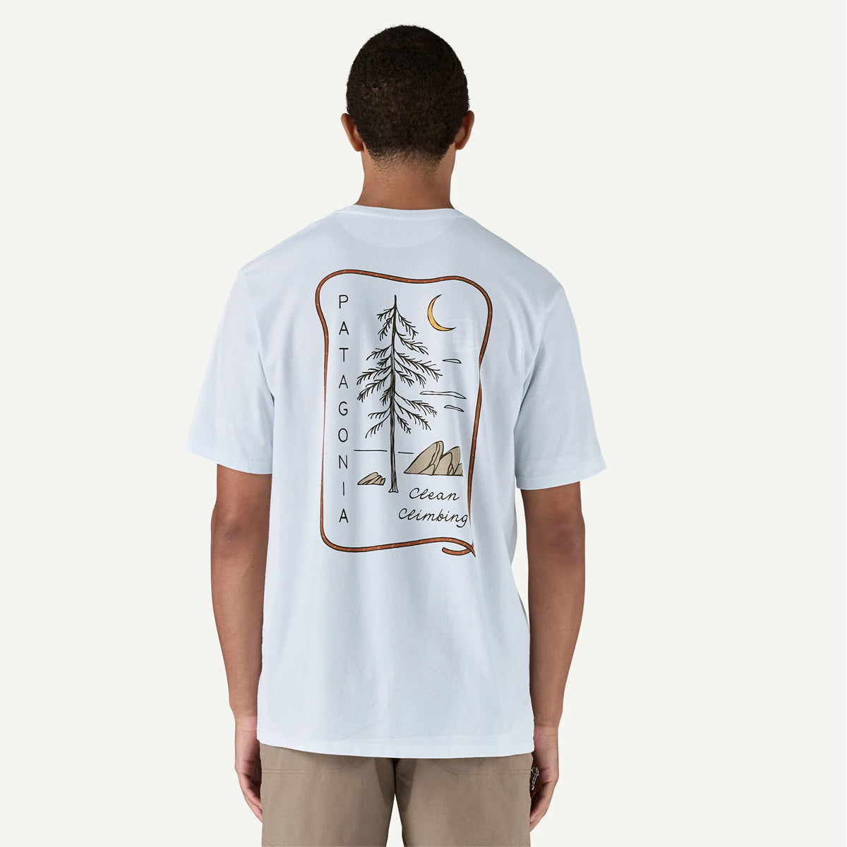 T-shirt M's Clean Climb Roots White