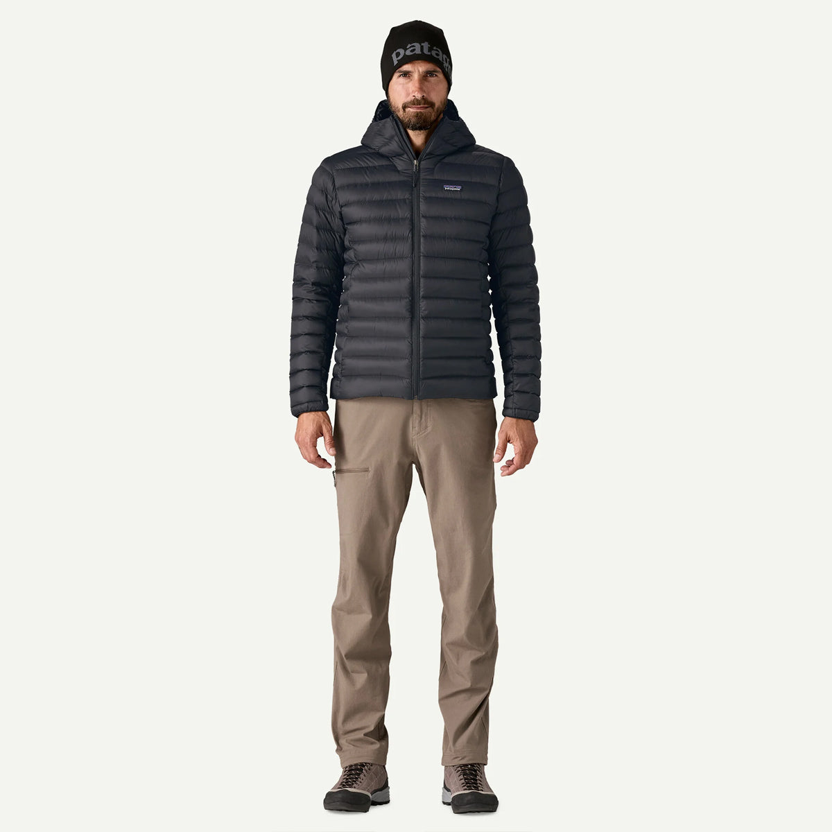 Piumino con cappuccio Down Sweater™ Black