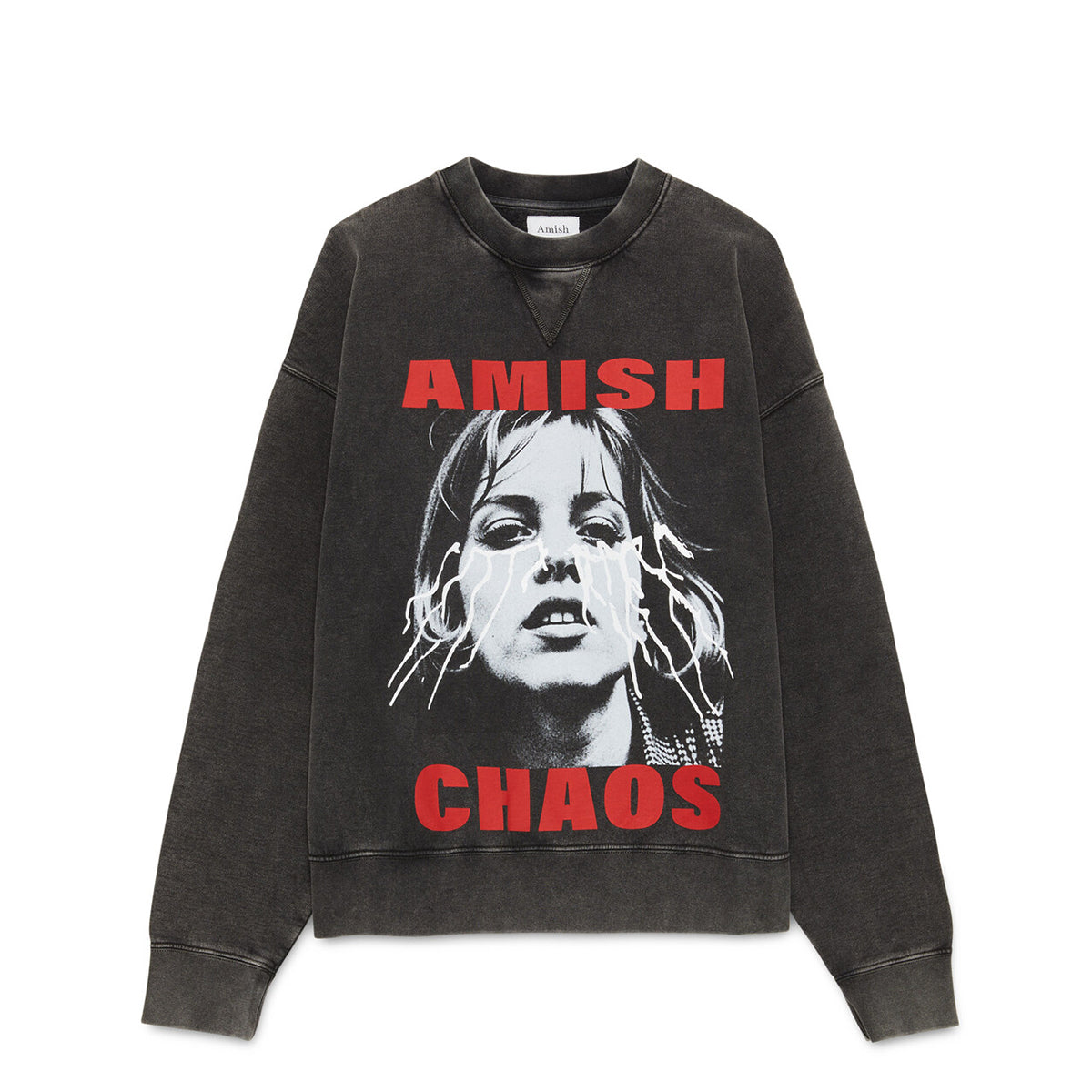 Felpa Crew Man Chaos Black