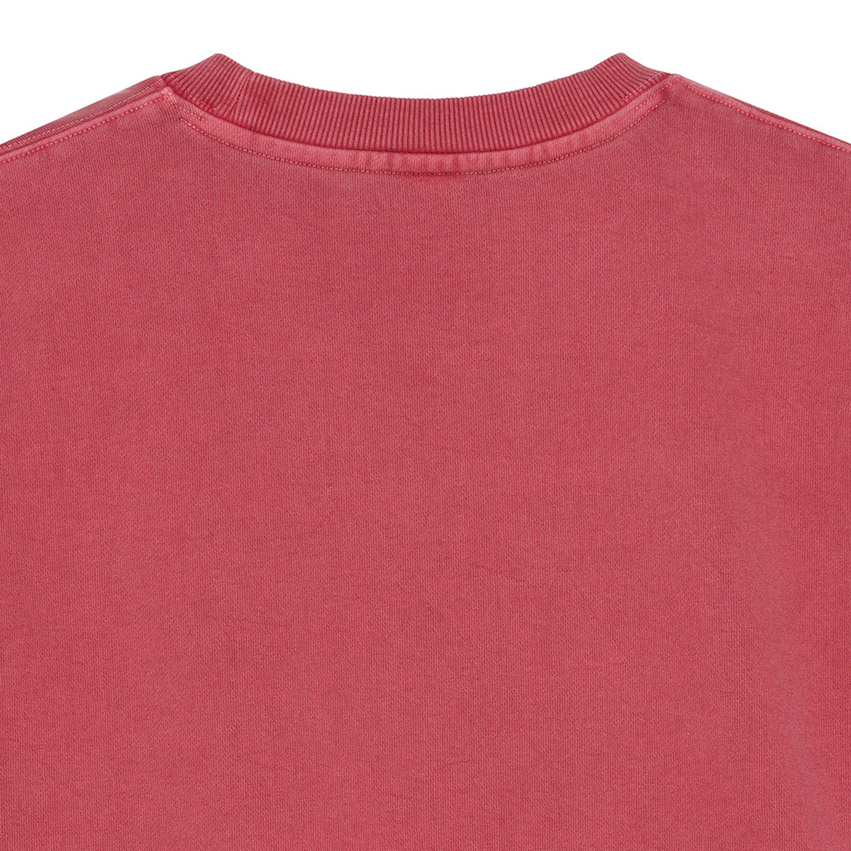 Felpa Fleece Shield Garment Died Crew Lava Falls Red