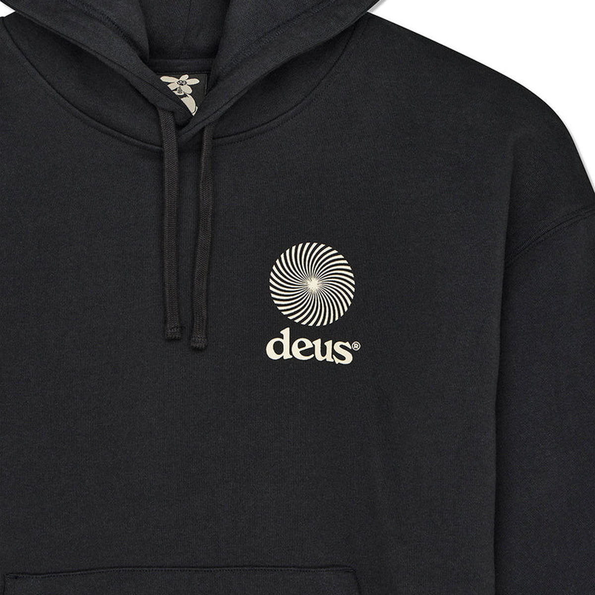Felpa Fleece Strata Hoodie Black