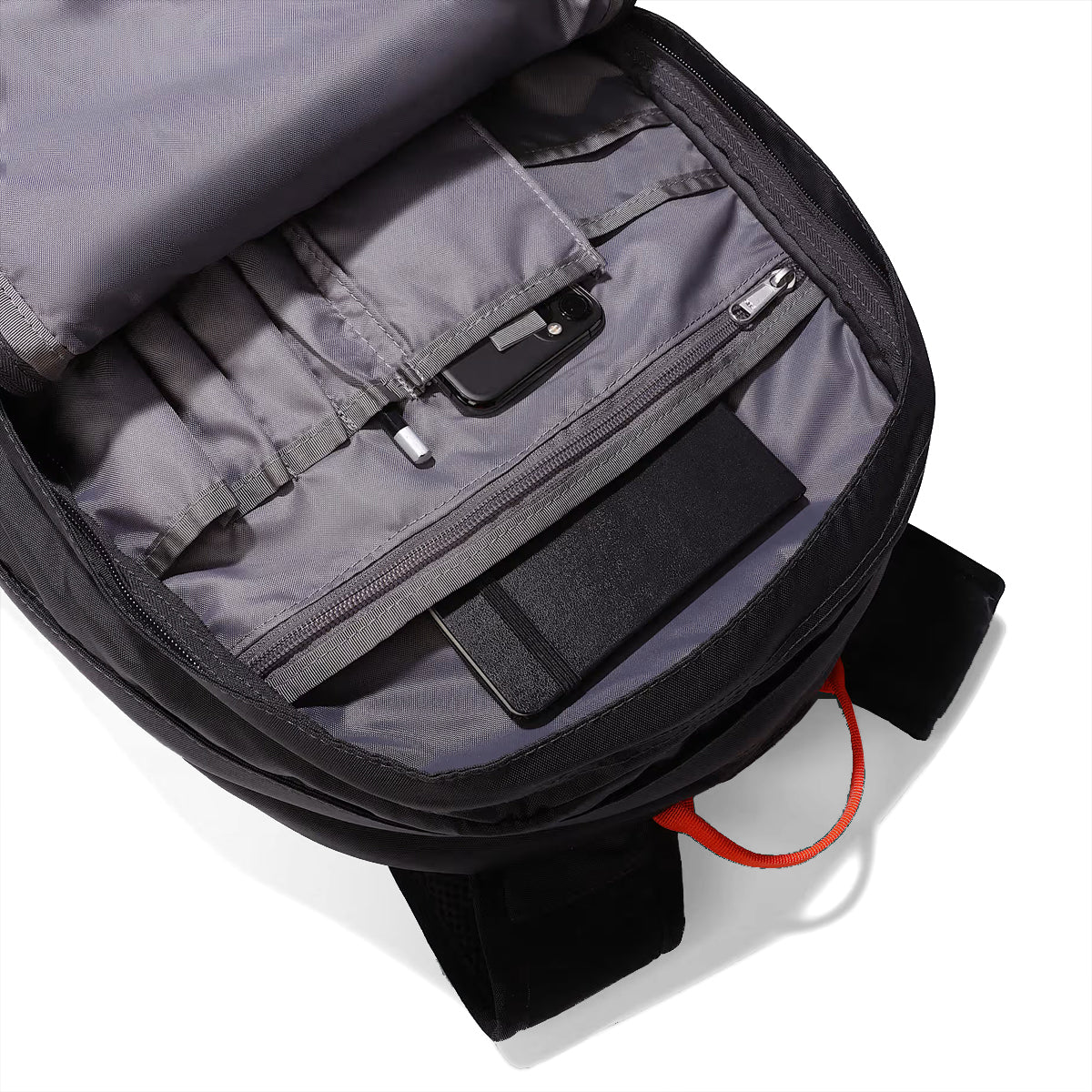 Zaino Borealis Classic Asphalt Grey Retro Orange