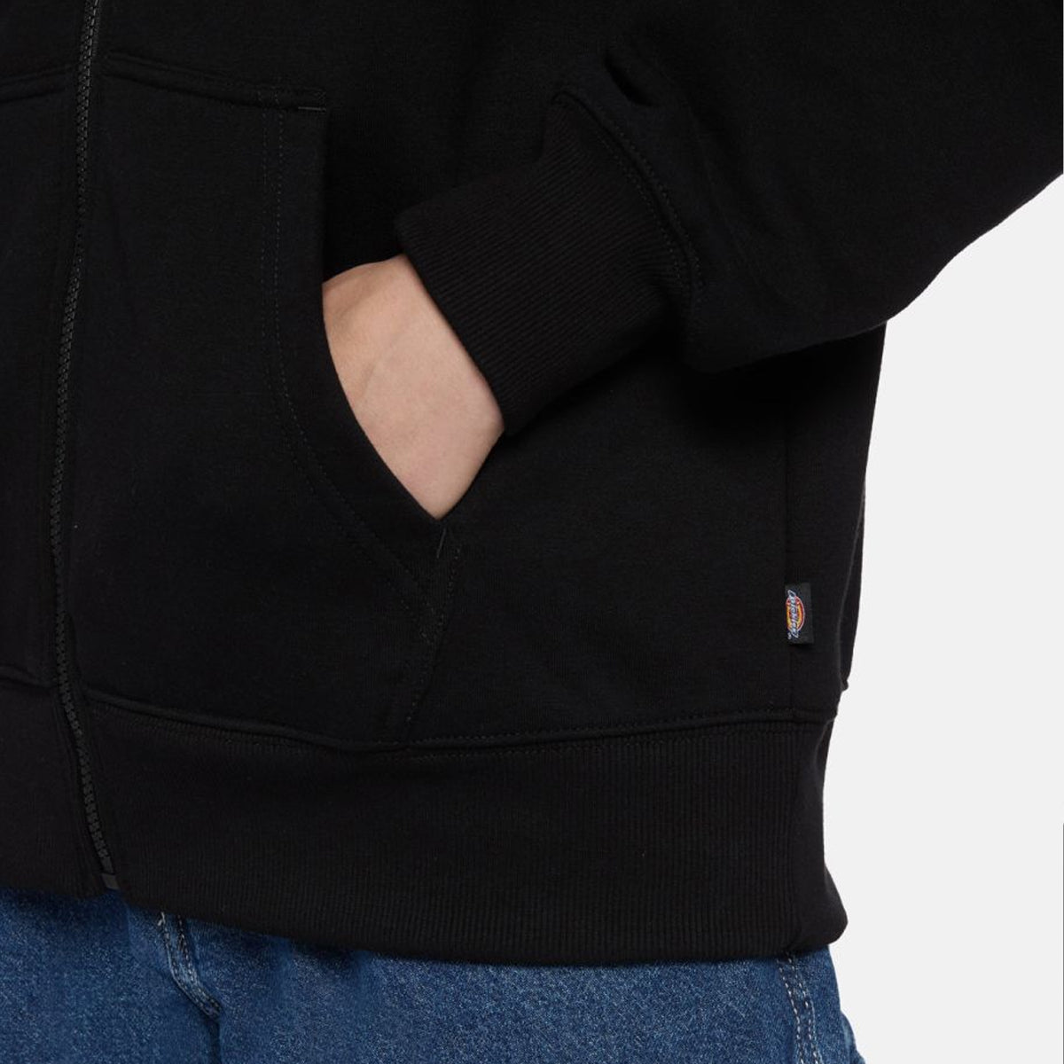 Felpa con Cappuccio e zip Summerdale Black