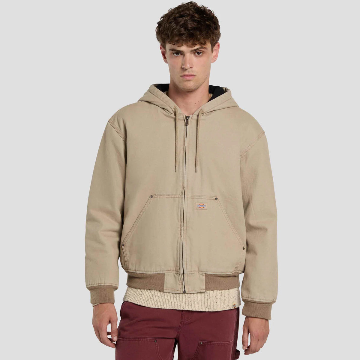 Giacca Hilham in canvas Desert Sand