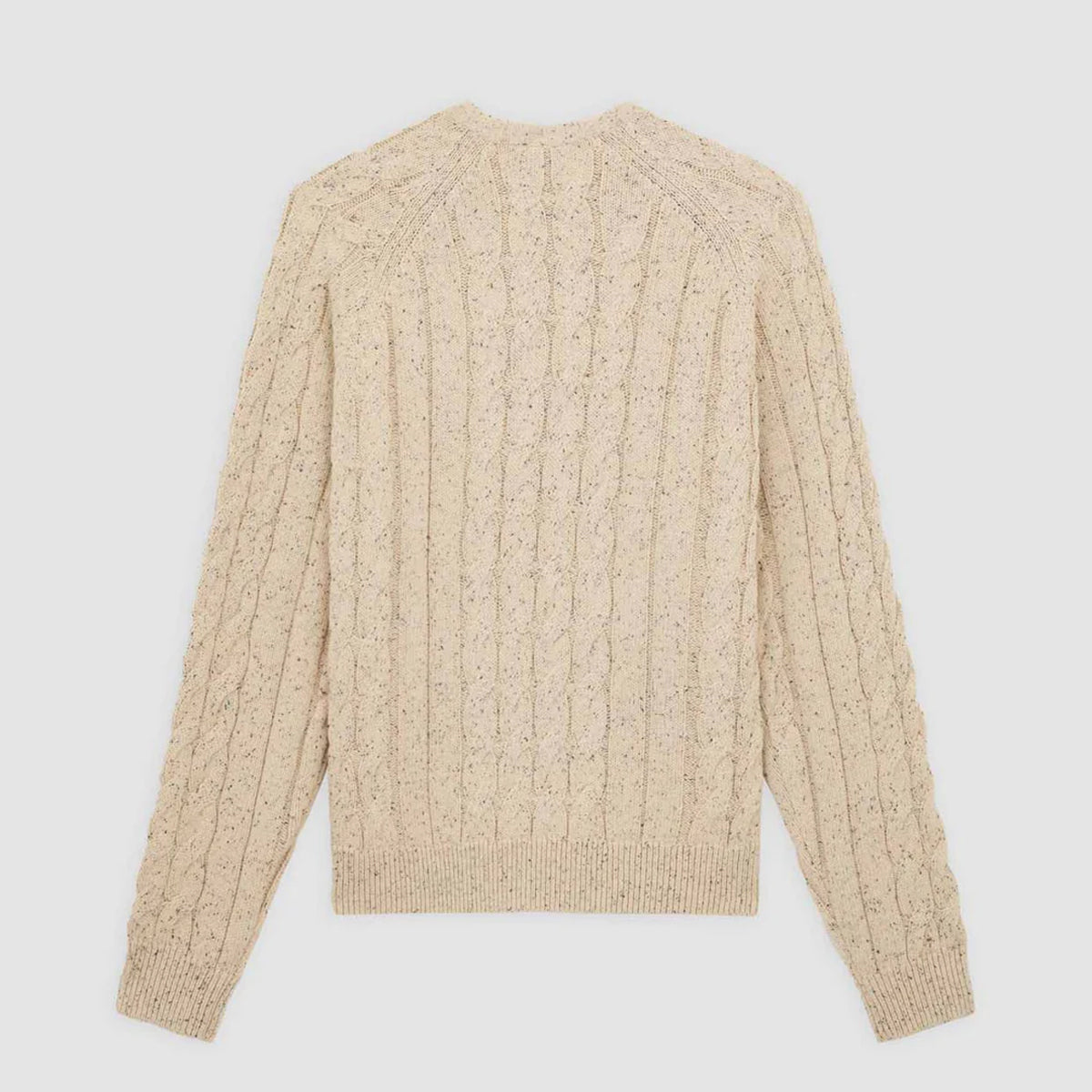 Maglione Vanleer Cable Wood Ash