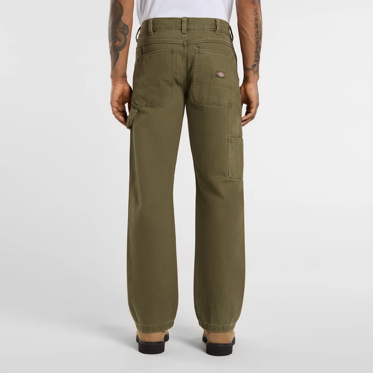 Pantaloni Canvas Carpenter Military Green