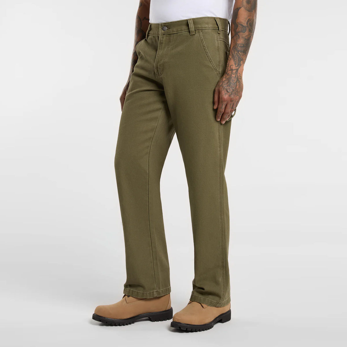 Pantaloni Canvas Carpenter Military Green