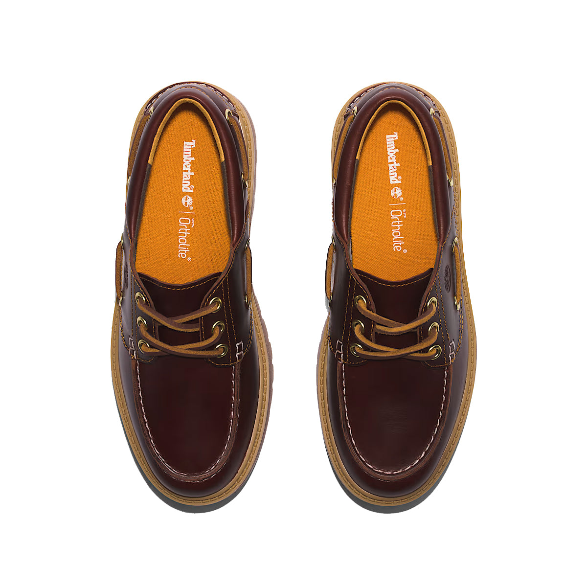 Scarpa da barca con Plateau Stone Street Rootbeer