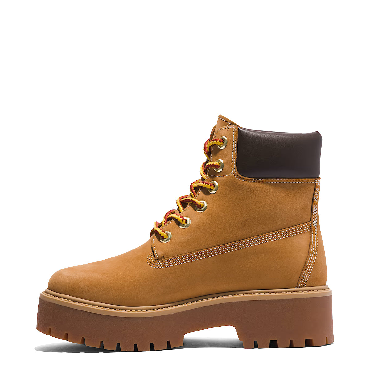 Stivale Donna Premium con Plateau Stone Street 6-Inch Wheat