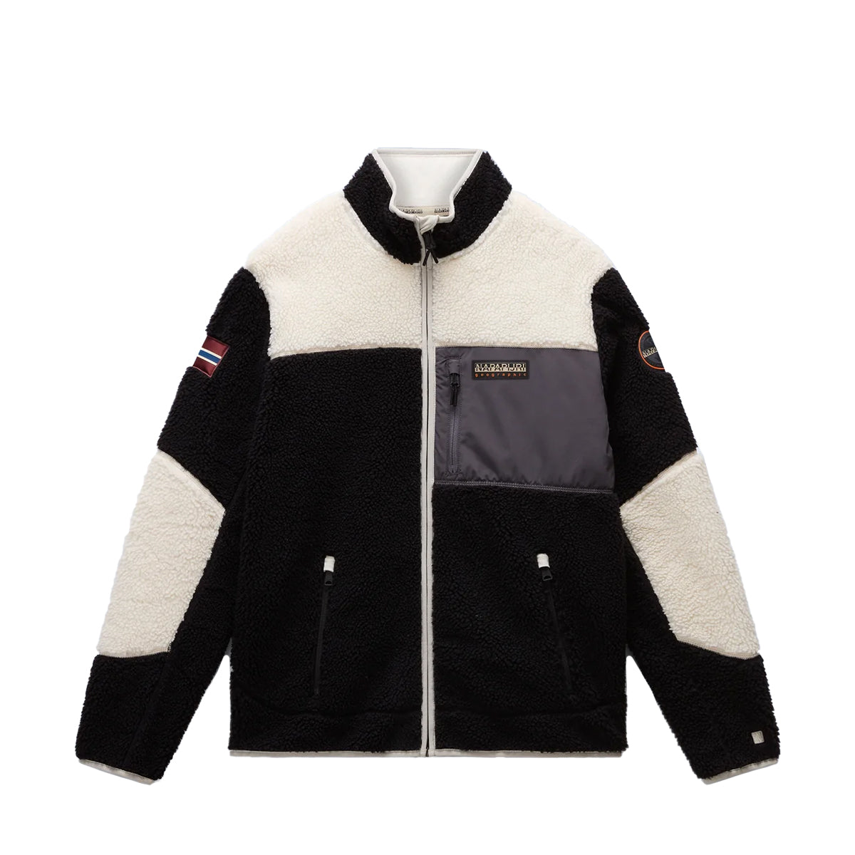 Felpa in pile Yupik Multicolour Black