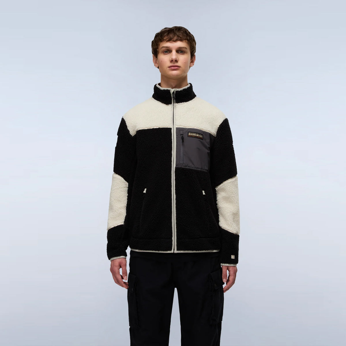 Felpa in pile Yupik Multicolour Black