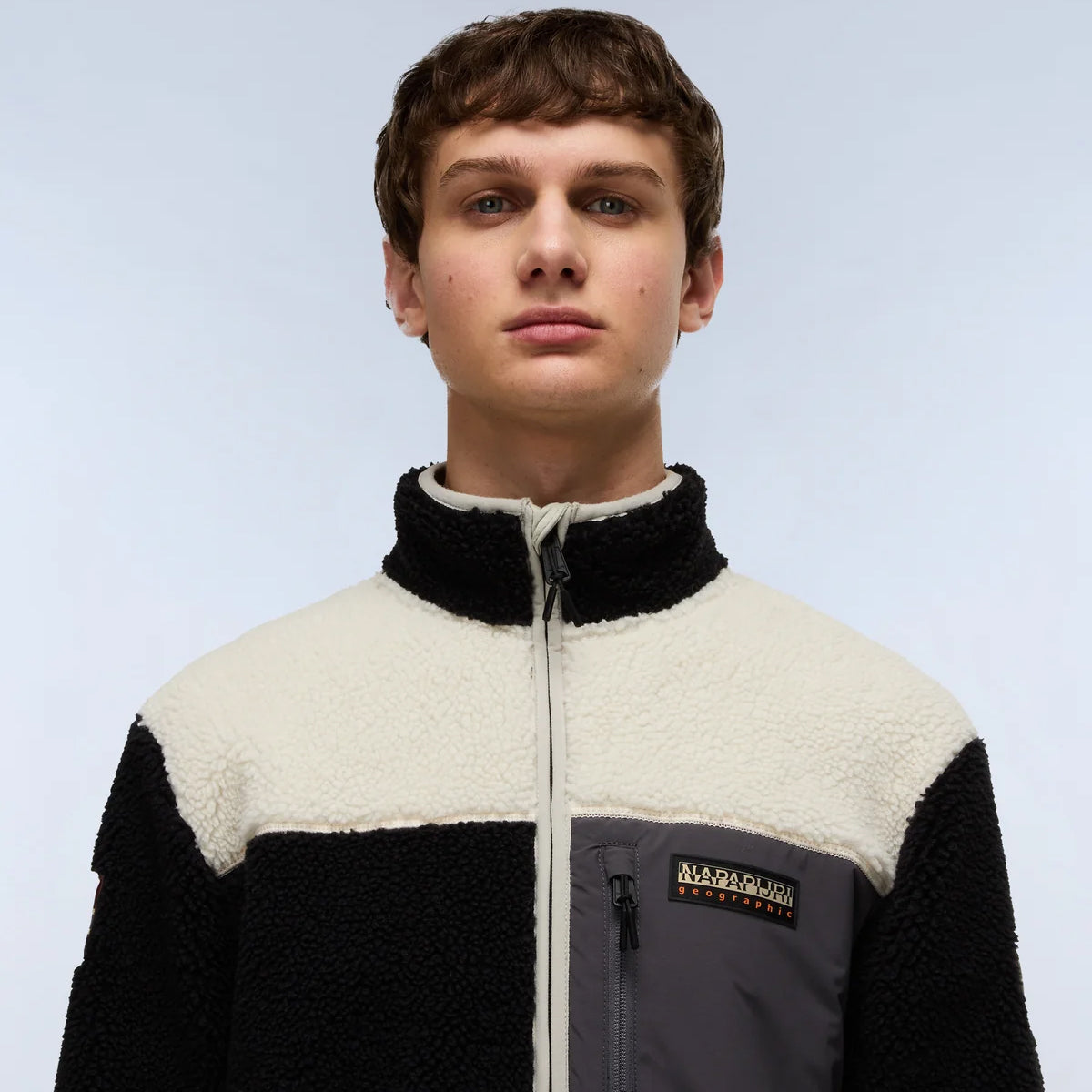 Felpa in pile Yupik Multicolour Black