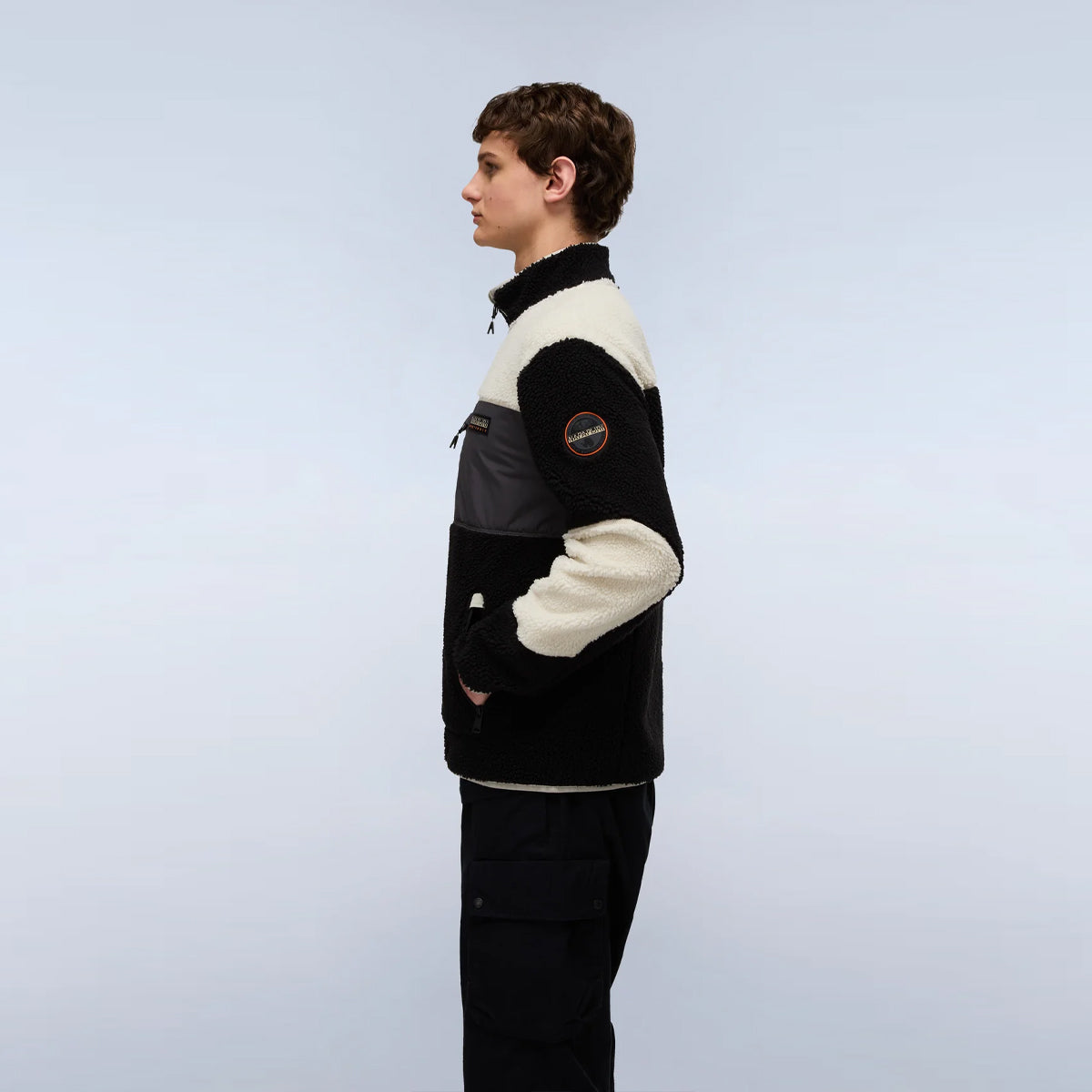 Felpa in pile Yupik Multicolour Black