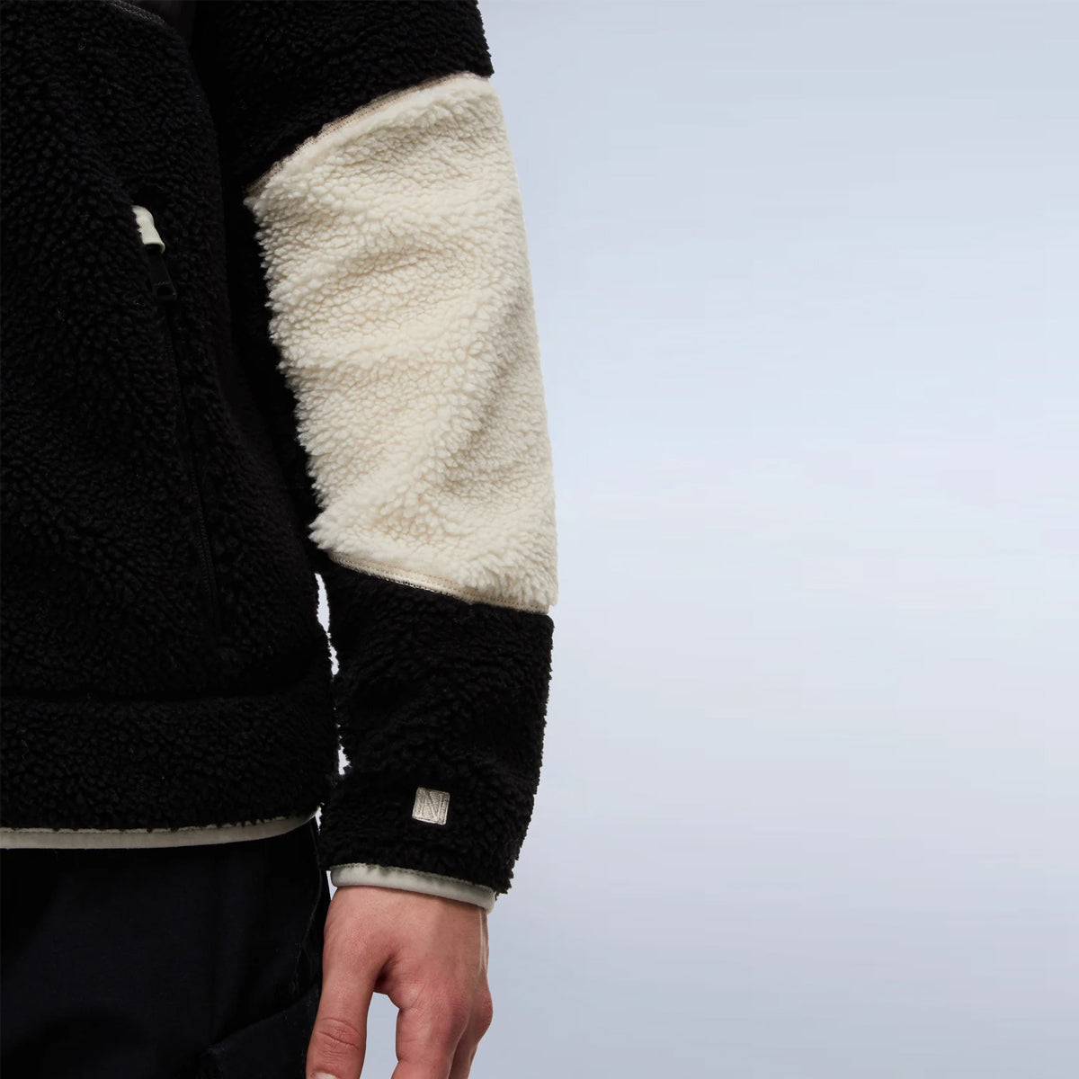 Felpa in pile Yupik Multicolour Black