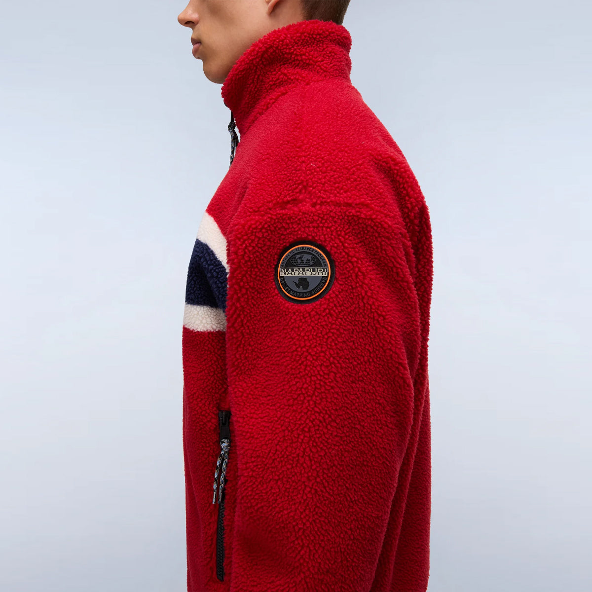 Felpa in pile Fiemme Medium Red