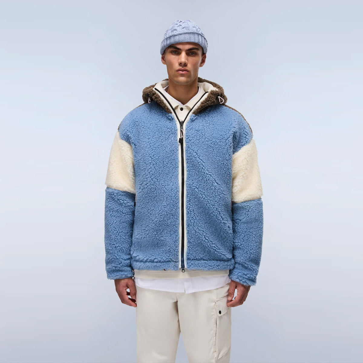 Felpa in pile Tires Light Blue