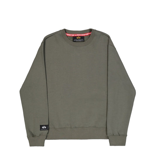 Felpa Label Backprint Dark Olive