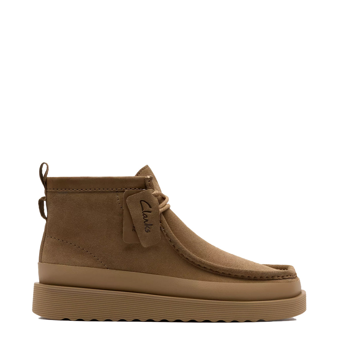 Stivaletto Wallabee FTR2 Hi Dark Sand Suede