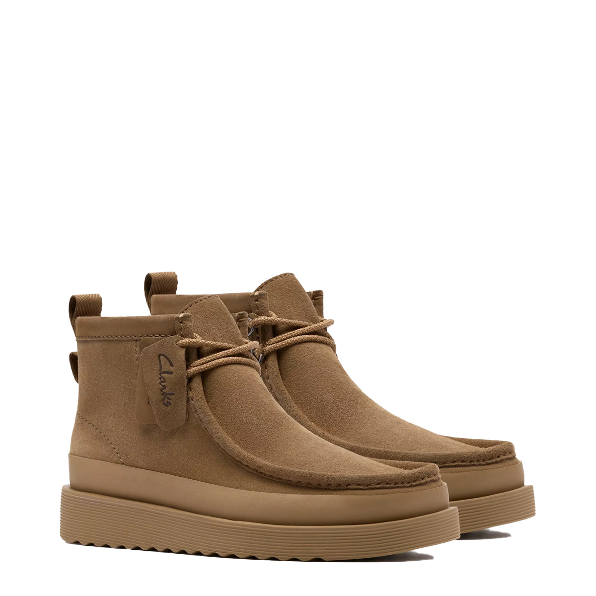 Stivaletto Wallabee FTR2 Hi Dark Sand Suede