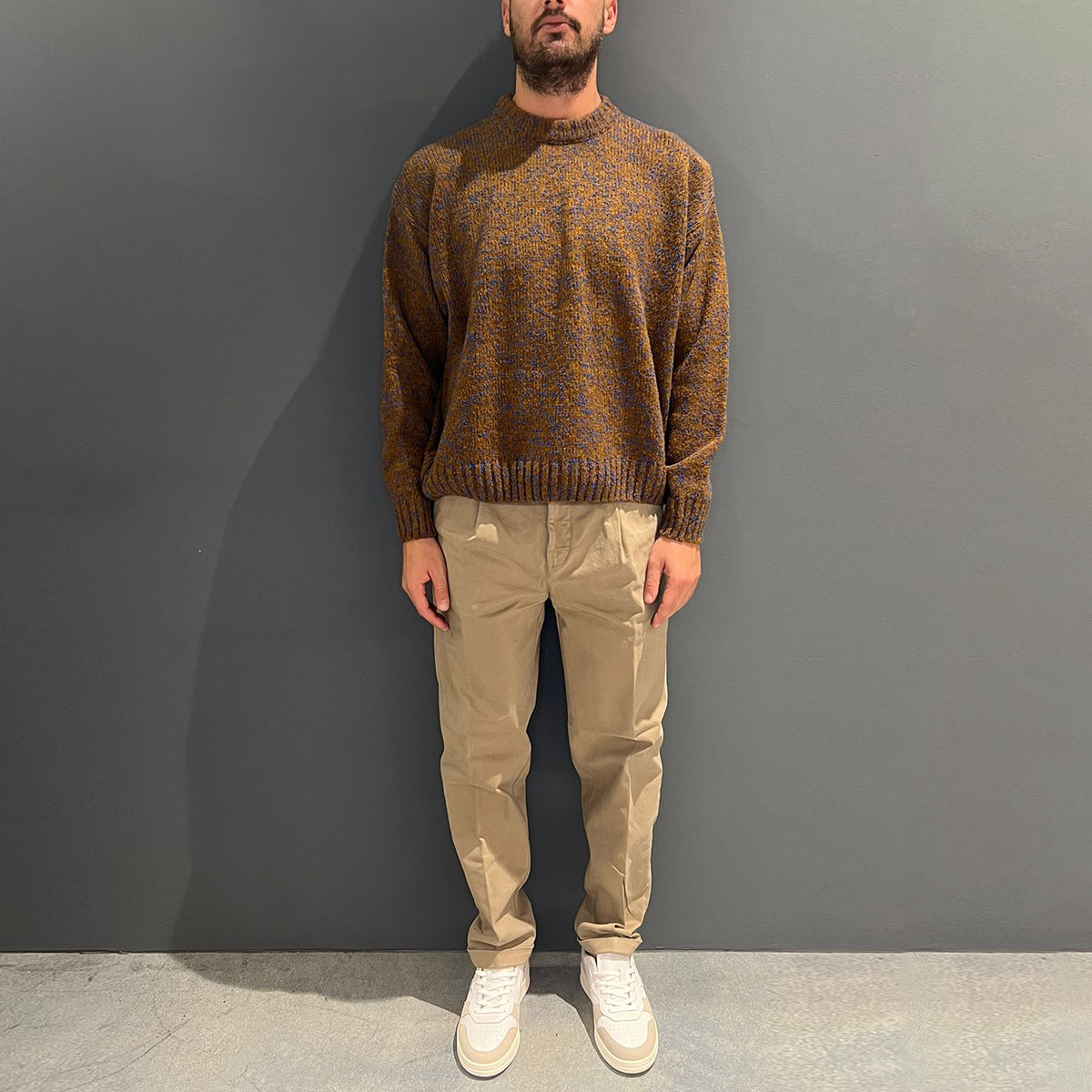 Pantaloni Alfred Chino Pinces Mud