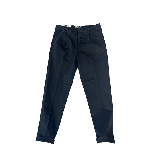 Pantaloni Alfred Chino Pinces Navy Blue