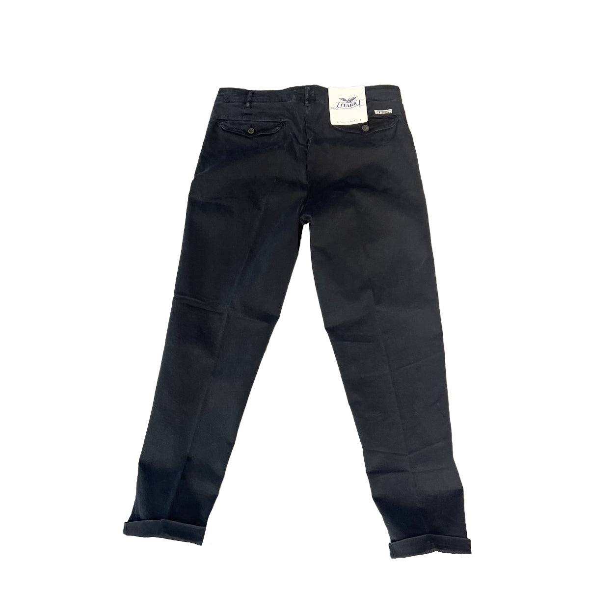 Pantaloni Alfred Chino Pinces Navy Blue