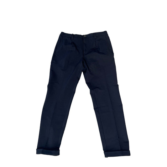 Pantaloni Buck Relaxed Pinces Navy Blue
