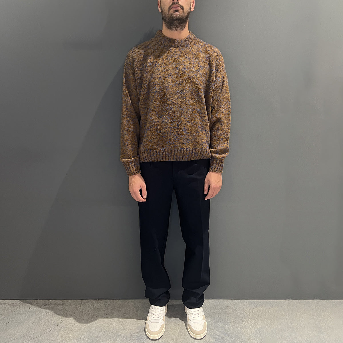 Pantaloni Buck Relaxed Pinces Navy Blue