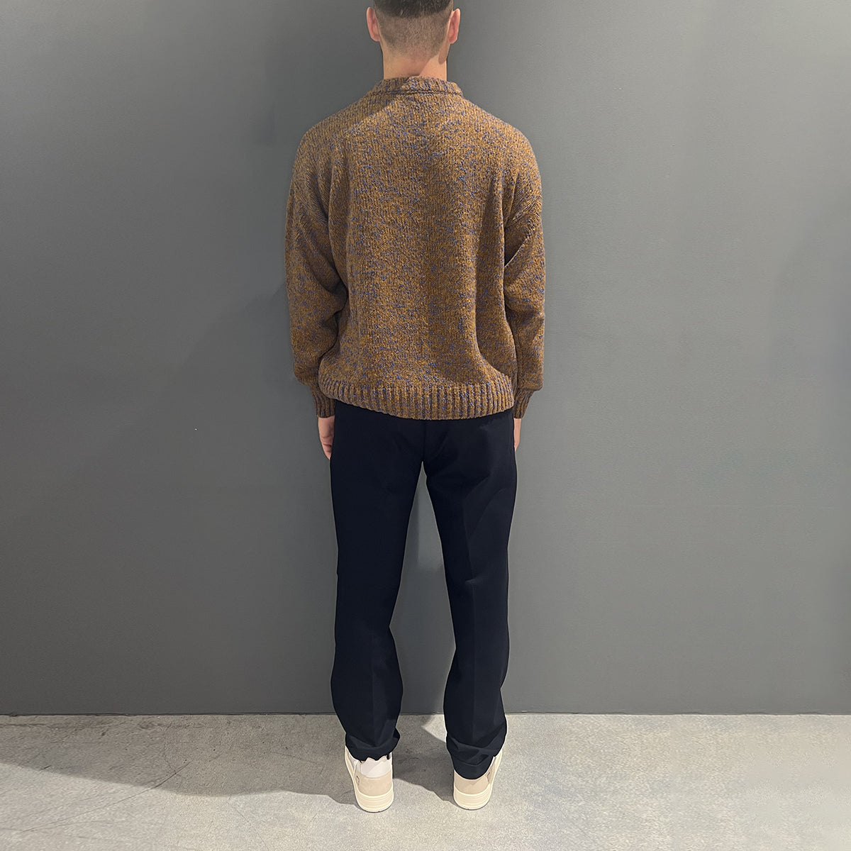 Pantaloni Buck Relaxed Pinces Navy Blue